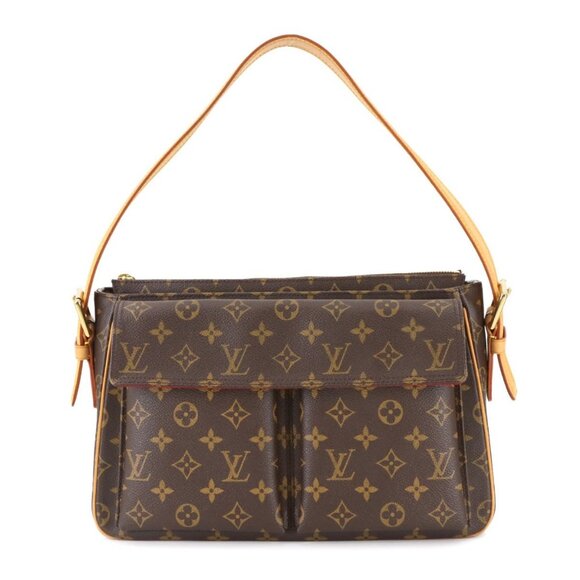 LOUIS VUITTON Monogram Viva Cite GM Shoulder Bag Brown M51163 Purse 90286300 - Picture 1 of 11